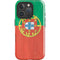 Portugal Flag Distressed iPhone 16 Pro Impact Case